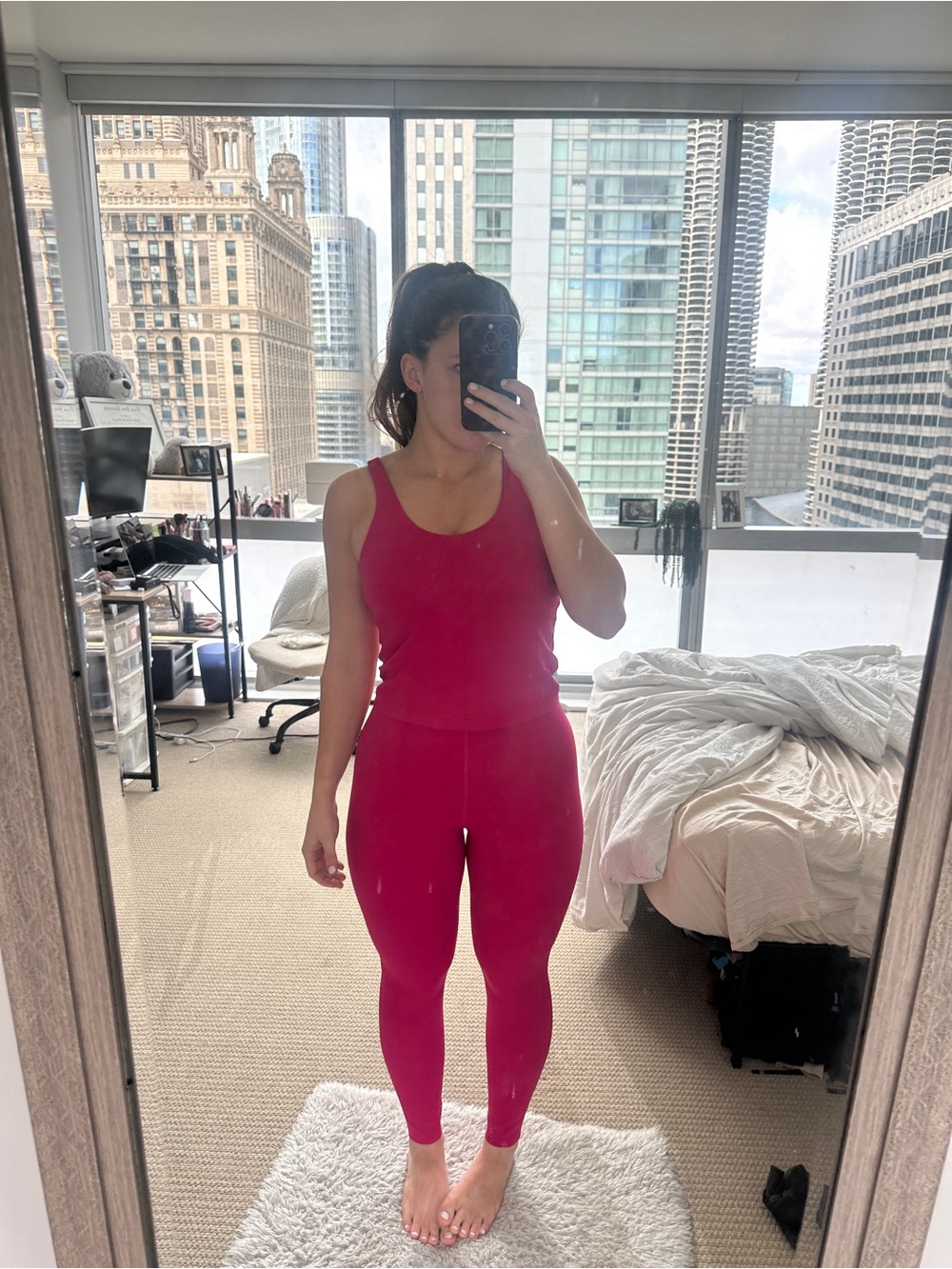 lululemon athletica Glow Up Pink Tank Top